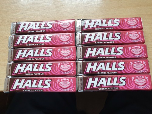 Halls menthol cherry packs - menthol,