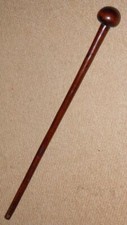 Antique Hardwood South African Zulu Khoisan Tribal Knobkerrie - 70cm