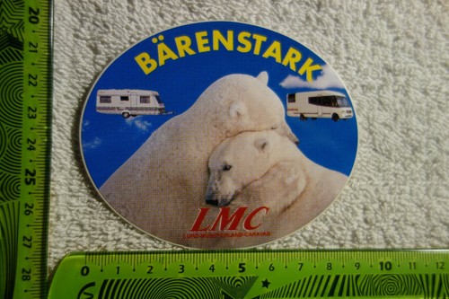 Old sticker camping caravan - old,