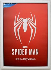 Spider-Man RARE PS4 42cm x 59cm Promotional Poster #2