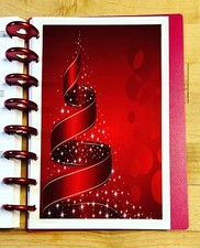 Red Sparkle Xmas Tree Ornament