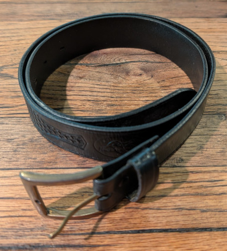 Leather belt fishing - belt, 34/36