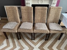 Set Of Four Teak Dining Chairs