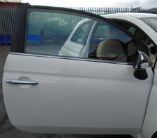 10 FIAT 500 1.2 POP OFFSIDE FRONT BARE DOOR-WHITE 07-16 BREAKING CAR
