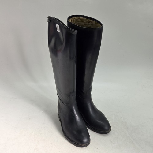 Aigle black rubber wellington - aigle,