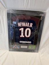 Neymar Jr Signed Shirt Framed