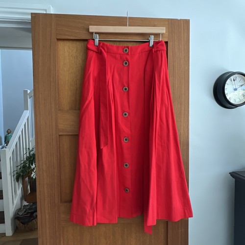 Boden skirt red r button - red., r.