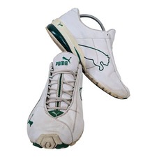 Puma Cell Mens UK 9 Vintage Y2k Jago Ripstop Trainers Running White Green Sports