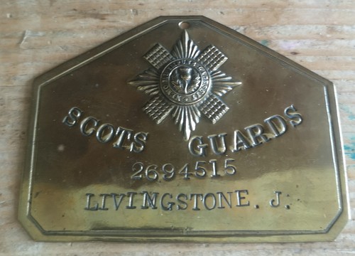 Scots guards brass bed - scots,