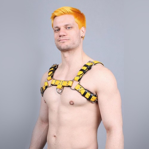 Sexy men harness leather - men,