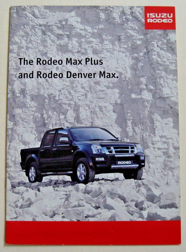 Isuzu rodeo max - isuzu, .
