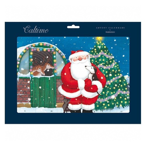 Starry night father christmas - starry,