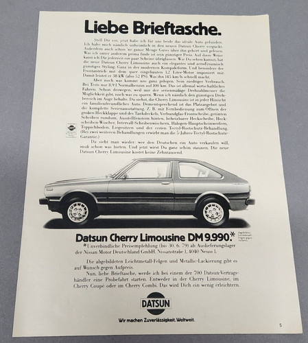 B110 1979 datsun cherry - 1979,