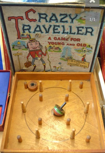 Antique board game cat - board, y
