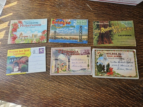 200 california postcards and - california,