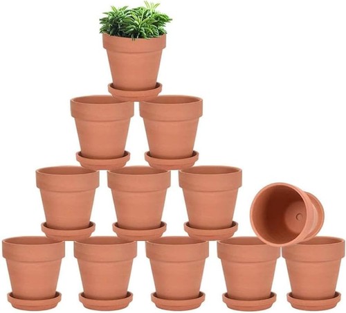 Vensovo terracotta pots - terracotta, with