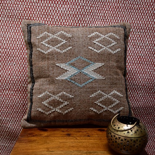 Handwoven sabra pillow cover - sabra,