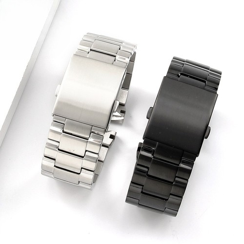 Solid stainless steel watch - stainless,