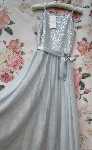 Bnwt long grey blue - long,