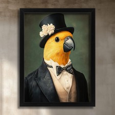 Elegant Parrot Gentleman