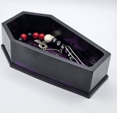 Handmade coffin trinket box - handmade,