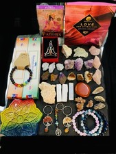 STUNNING JOBLOT MINERALS CRYSTALS STARTER SPIRITUAL ENERGY BUNDLE  #AA