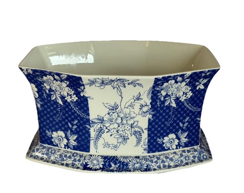 Spode blue white penny - white, lane