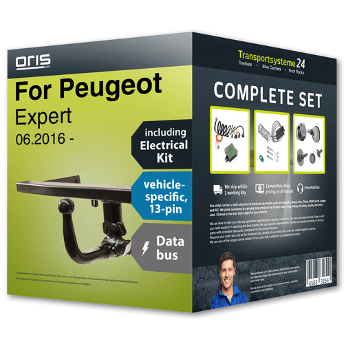 Towbar detachable for peugeot - towbar,