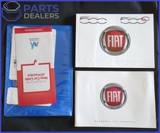 GENUINE FIAT 500 500C HYBRID 2020-2025 OWNERS MANUAL HANDBOOK SERVICE BOOK PACK