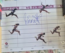 Jessica Ennis Huge 16 By 20 Signed Olympics Photo Finish Limited Edition No. 4