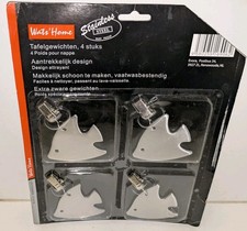 SET OF 4 STAINLESS STEEL FISH