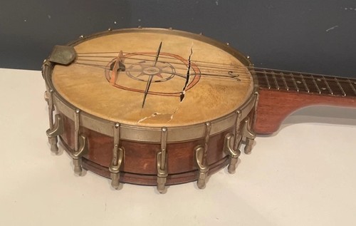 Vintage string banjo - banjo, wood