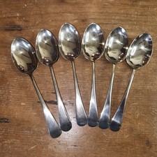 Vintage Set Six Nickel Silver