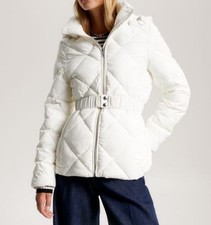 Tommy Hilfiger Women's White Jacket  Size  L