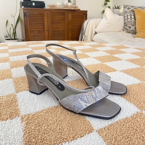Peter kasier grey - grey, snakeskin