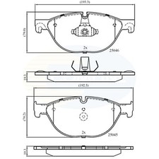 Brake Pads Set For BMW 5