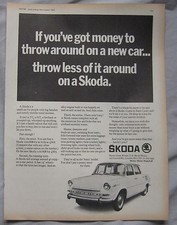 1968 Skoda 1000MB Original advert No.1