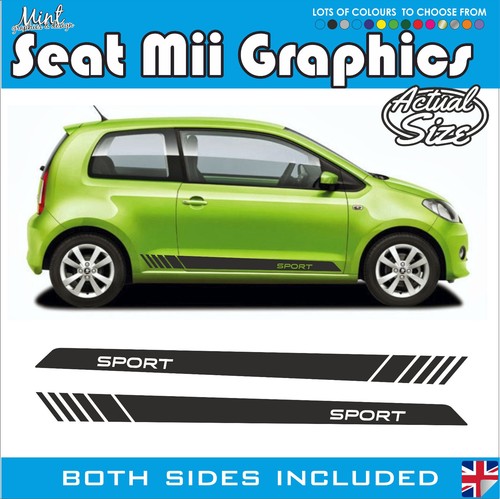 Seat mii side stripes - stripes, cupra