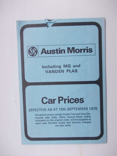 Genuine austin morris mg - -,