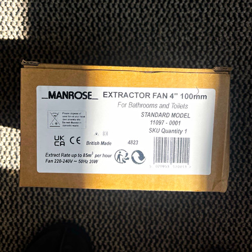 Manrose standard model - manrose,