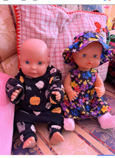 Dolls famosa and peterkin - dolls, x