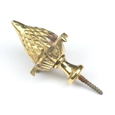 BRASS Acorn finial clock cases