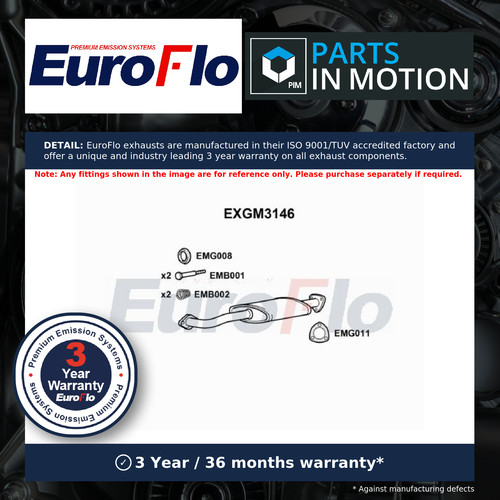 Exhaust centre box - exhaust,