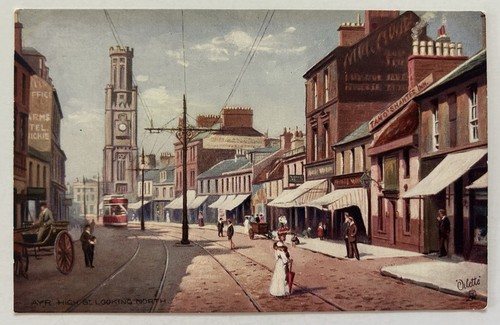 Vintage postcard ayr high - postcard,