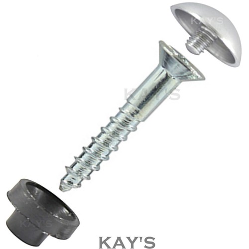 Mirror screws fixings with - mirror,