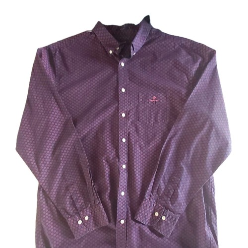 Gant shirt men xxl navy - xxl,