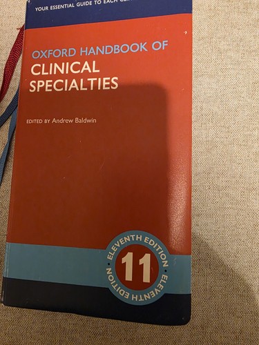 Oxford medical handbooks - handbooks, ser