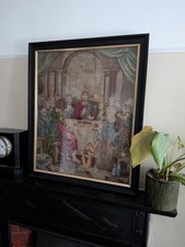 Last supper tapestry antique - tapestry,