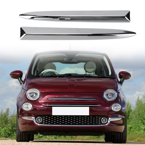 Chrome pair front bumper - chrome, upper