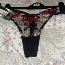 panache black verity thong